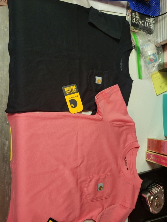 Carhartt Other - Carhartt Kids' Pocket T-Shirt - Black & Pink